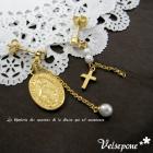 ベルセポーネ Velsepone Medaille Miraculeuse メダイユ・ミラキュルーズ ピアス