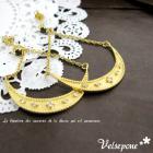 ベルセポーネ Velsepone croissant Lune クロワサンリュヌ ピアス