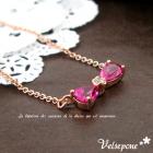 ベルセポーネ Velsepone Larmes roses ラムール ローズ ネックレス