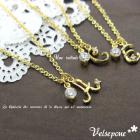 ベルセポーネ Velsepone Initial du bonheur イニシャルボヌール ネックレス(A-K)